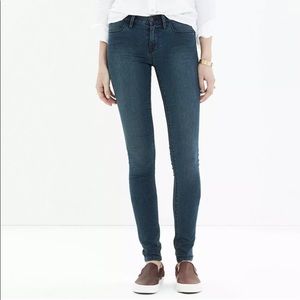 Madewell Legging Skinny Jean in Arctic Blue Wash
